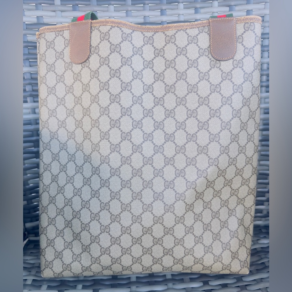 Gucci GG Supreme Sherry Line Tote Bag - Picture 5 of 15